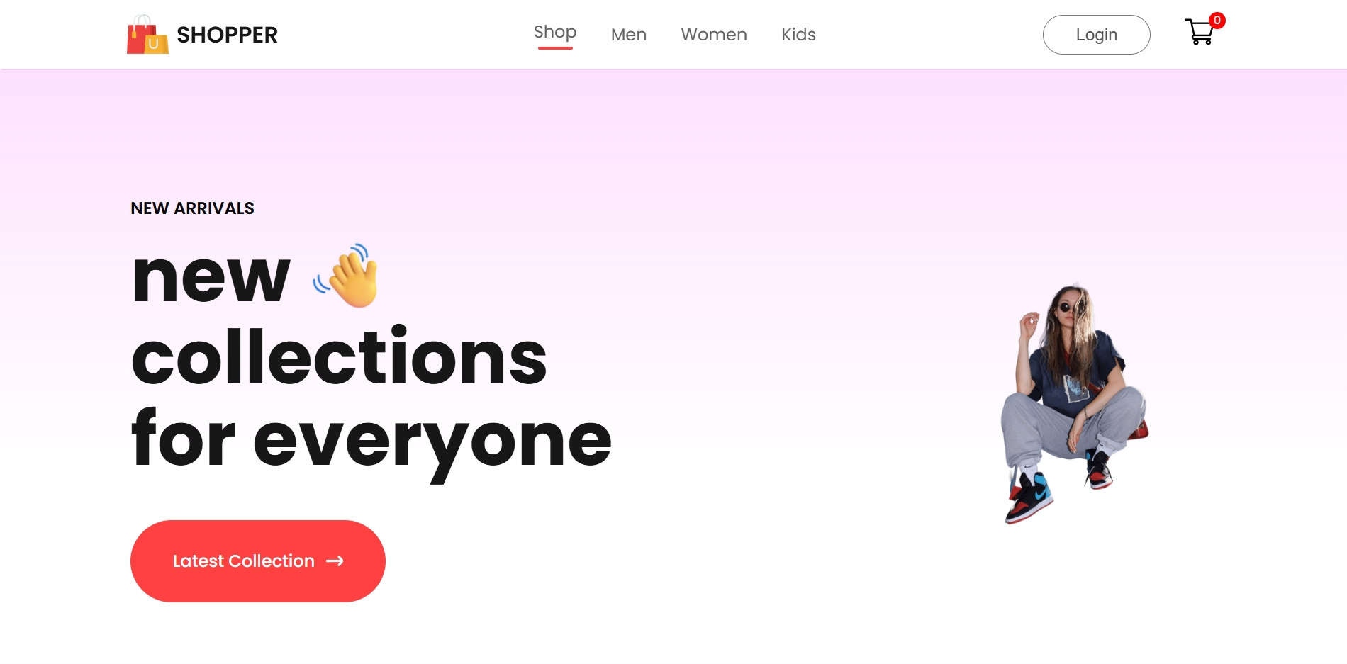 Screenshot of Ecommerce Project